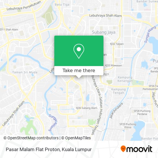 Pasar Malam Flat Proton map