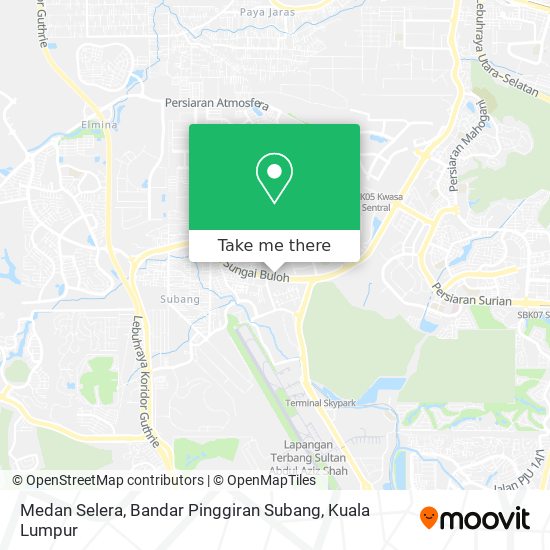 Peta Medan Selera, Bandar Pinggiran Subang