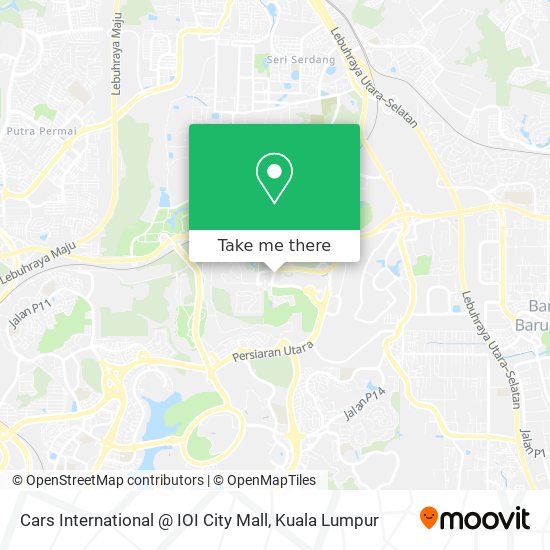 Cars International @ IOI City Mall map