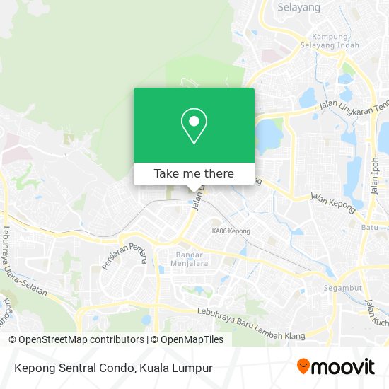 Kepong Sentral Condo map