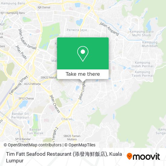 Peta Tim Fatt Seafood Restaurant (添發海鮮飯店)