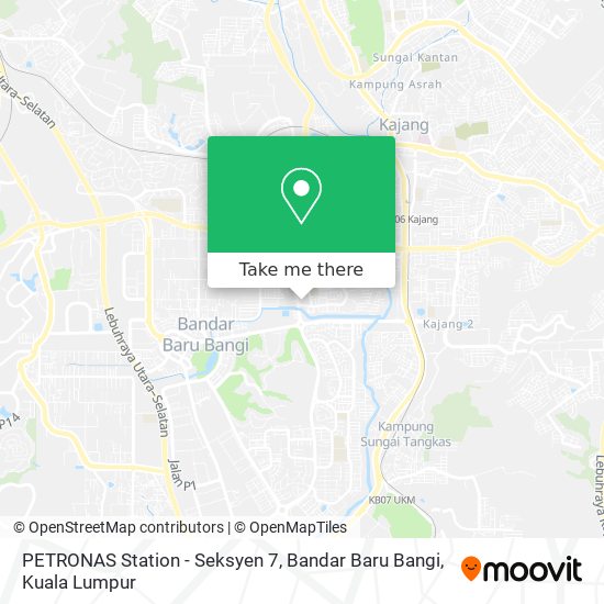 PETRONAS Station - Seksyen 7, Bandar Baru Bangi map