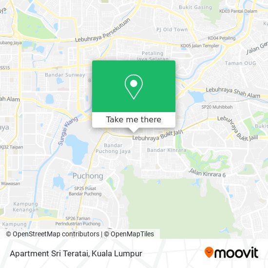 Apartment Sri Teratai map
