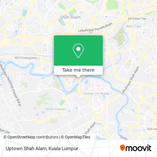 Peta Uptown Shah Alam