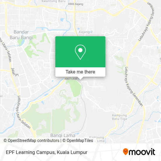 EPF Learning Campus map