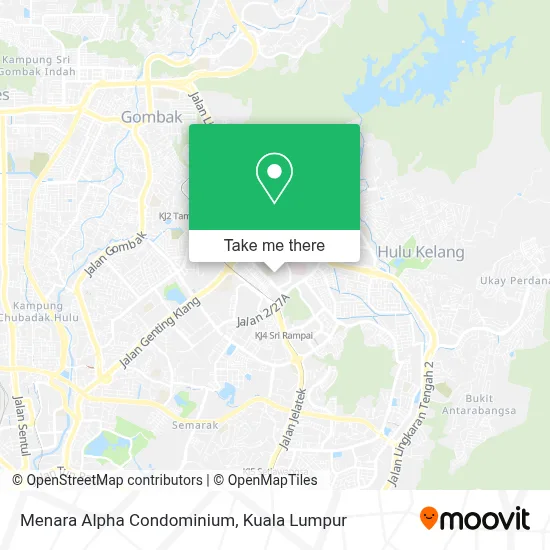 Menara Alpha Condominium map