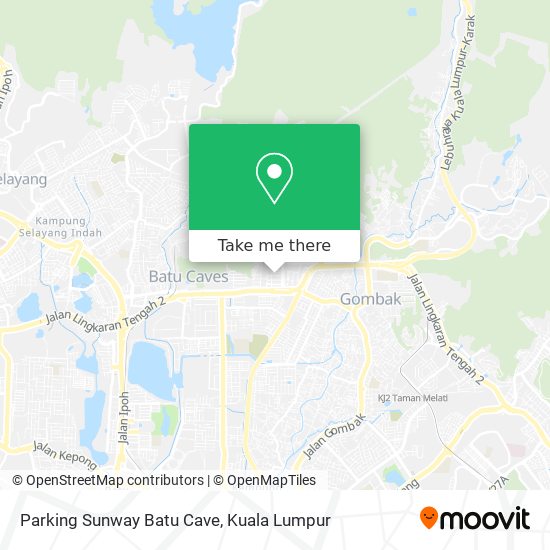 Parking Sunway Batu Cave map