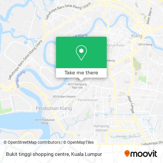 Peta Bukit tinggi shopping centre