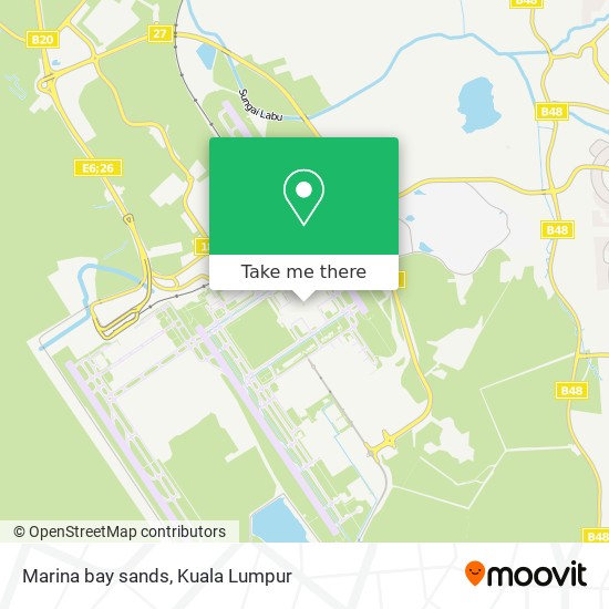 Marina bay sands map