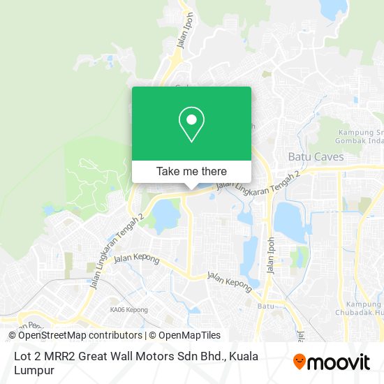 Peta Lot 2 MRR2 Great Wall Motors Sdn Bhd.