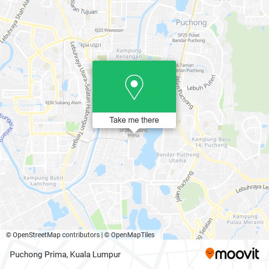 Puchong Prima map