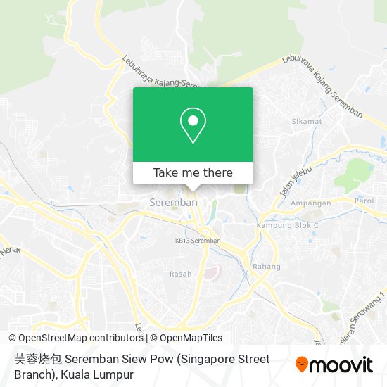 芙蓉烧包 Seremban Siew Pow (Singapore Street Branch) map