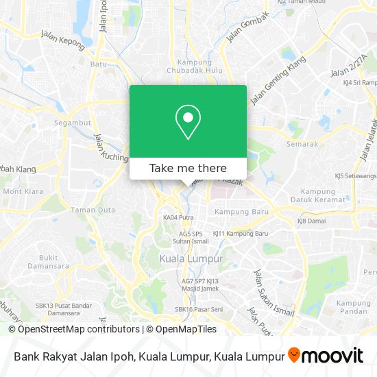 Bank Rakyat Jalan Ipoh, Kuala Lumpur map