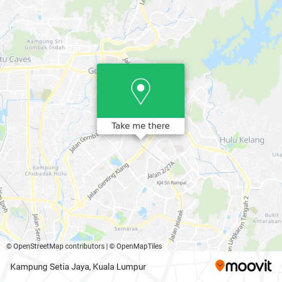 Peta Kampung Setia Jaya