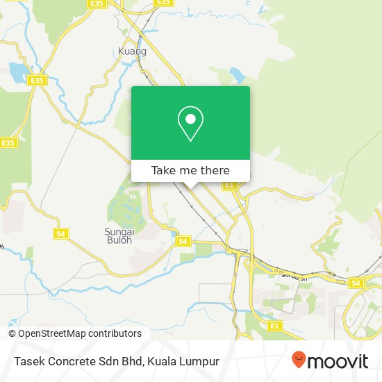 Peta Tasek Concrete Sdn Bhd