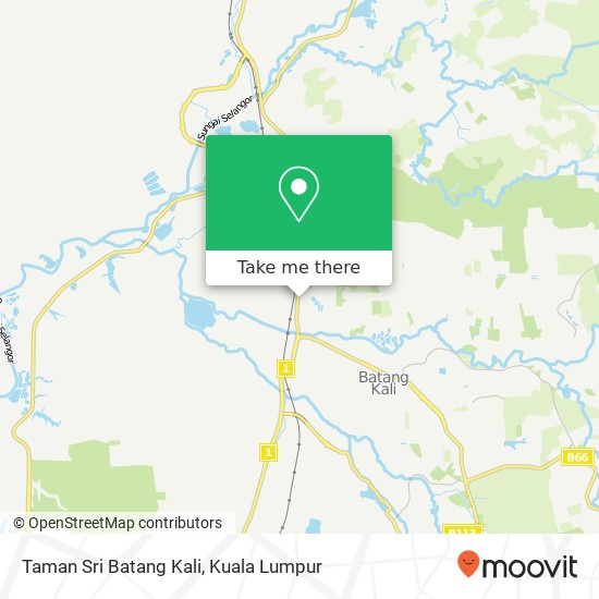 Taman Sri Batang Kali map