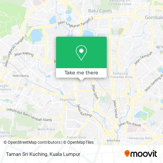 Taman Sri Kuching map