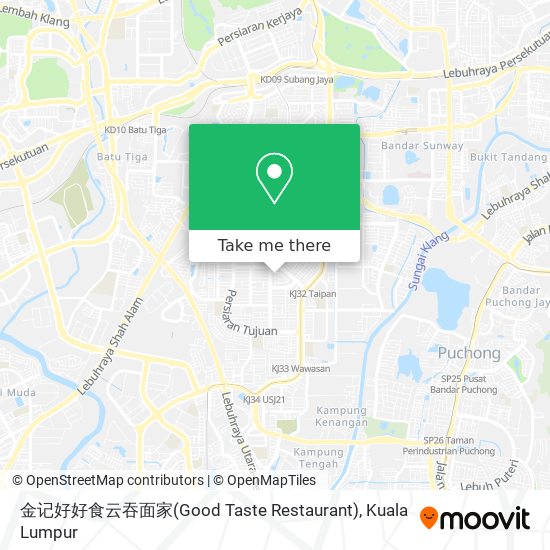 金记好好食云吞面家(Good Taste Restaurant) map