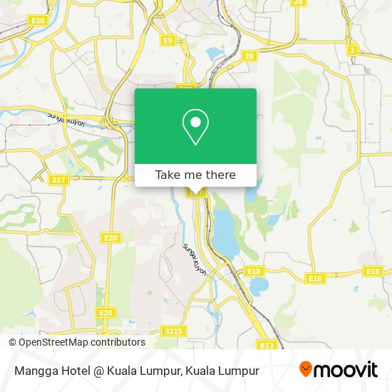 Mangga Hotel @ Kuala Lumpur map