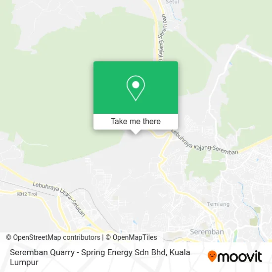 Seremban Quarry - Spring Energy Sdn Bhd map