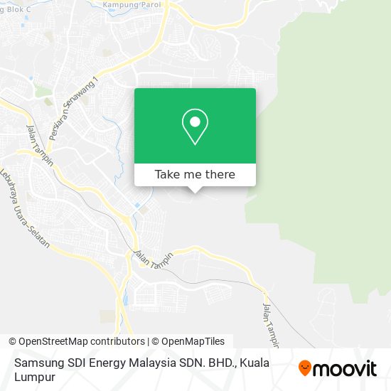 Samsung SDI Energy Malaysia SDN. BHD. map