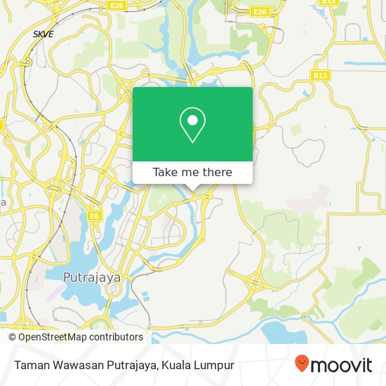 Taman Wawasan Putrajaya map