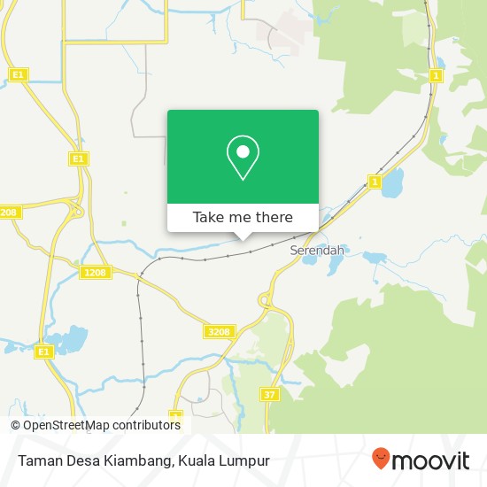 Taman Desa Kiambang map