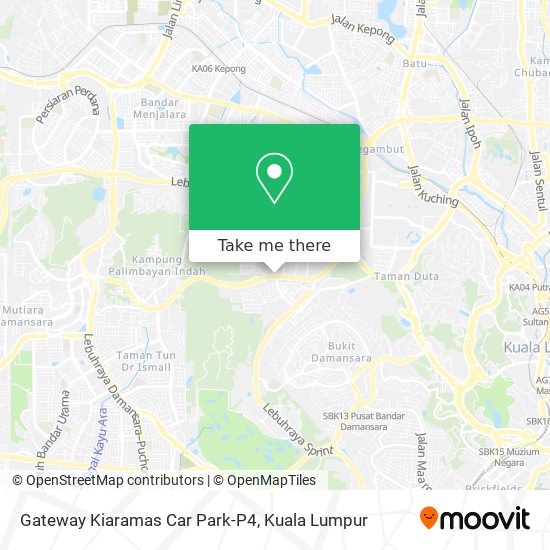 Gateway Kiaramas Car Park-P4 map