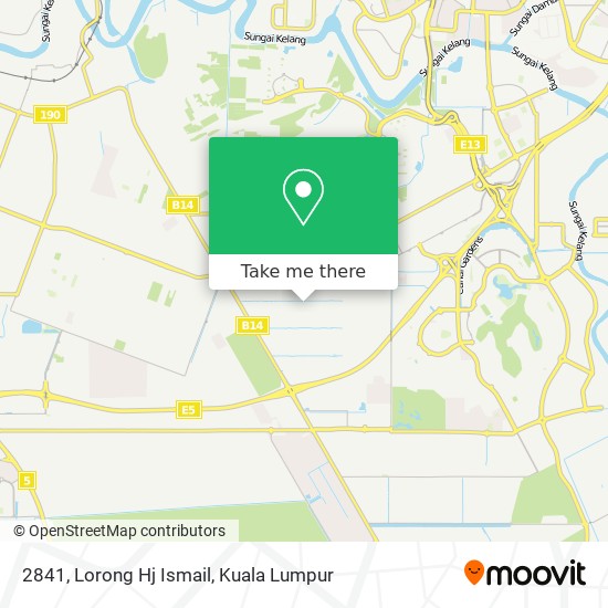 2841, Lorong Hj Ismail map