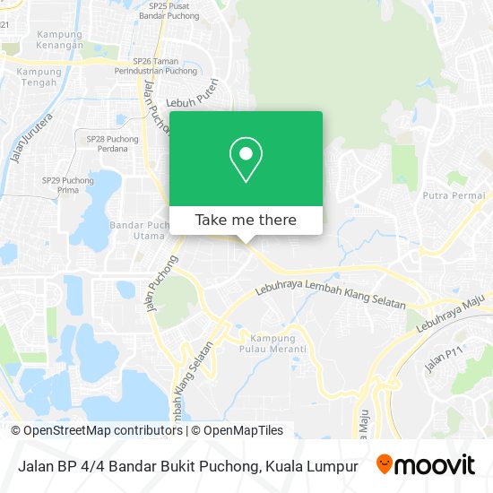 Jalan BP 4 / 4 Bandar Bukit Puchong map