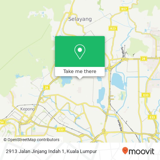 2913 Jalan Jinjang Indah 1 map