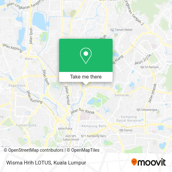 Wisma Hrih LOTUS map