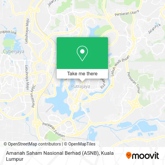 Amanah Saham Nasional Berhad (ASNB) map