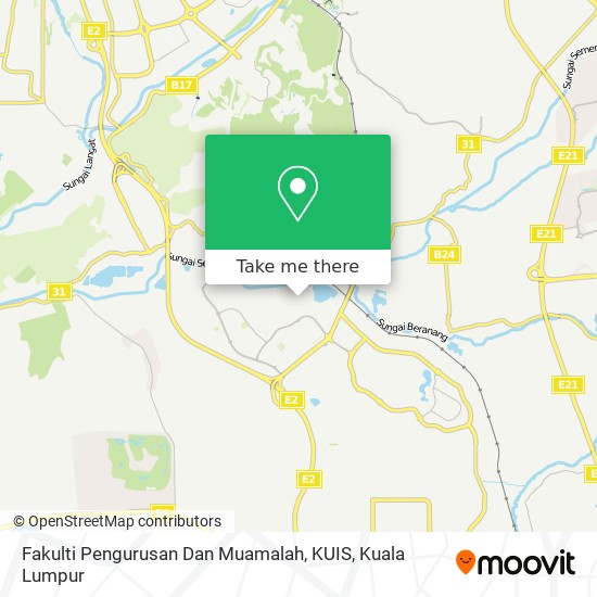 Fakulti Pengurusan Dan Muamalah, KUIS map