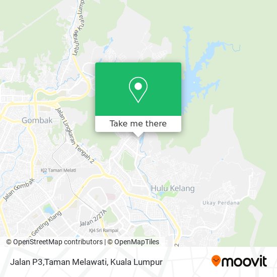 Jalan P3,Taman Melawati map