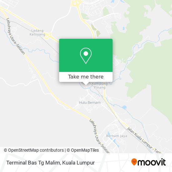 Terminal Bas Tg Malim map