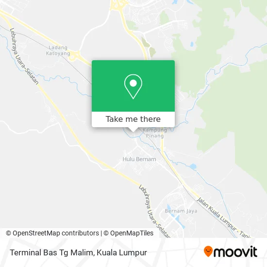 Terminal Bas Tg Malim map