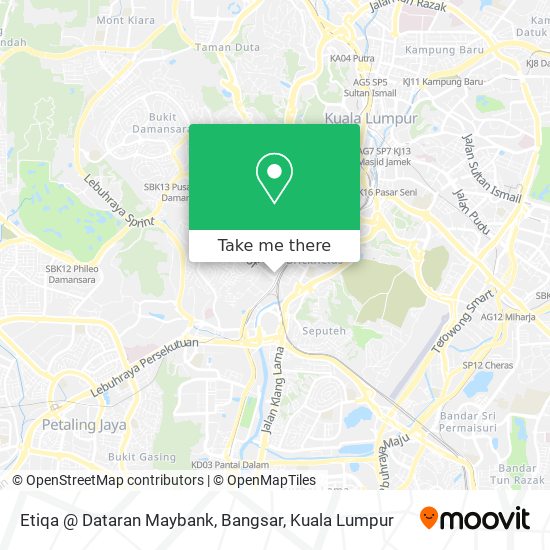 Peta Etiqa @ Dataran Maybank, Bangsar