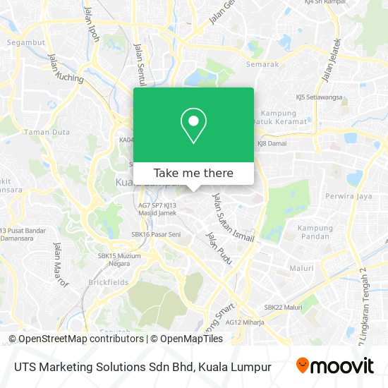 Peta UTS Marketing Solutions Sdn Bhd