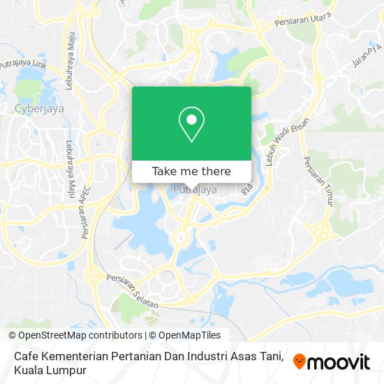 Cafe Kementerian Pertanian Dan Industri Asas Tani map