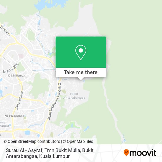 Surau Al - Asyraf, Tmn Bukit Mulia, Bukit Antarabangsa map