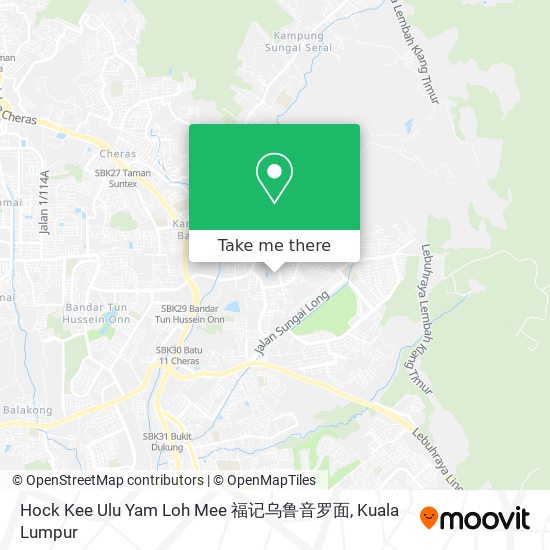 Hock Kee Ulu Yam Loh Mee 福记乌鲁音罗面 map