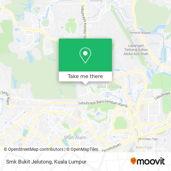 Smk Bukit Jelutong map
