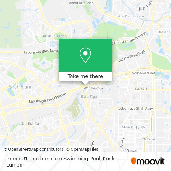 Prima U1 Condominium Swimming Pool map