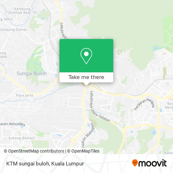 Peta KTM sungai buloh