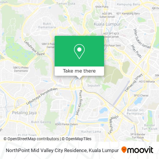 NorthPoint Mid Valley City Residence map