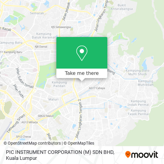 PIC INSTRUMENT CORPORATION (M) SDN BHD map