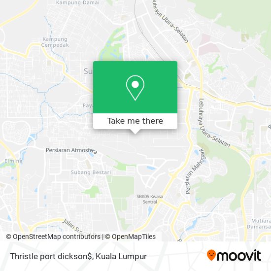 Thristle port dickson$ map