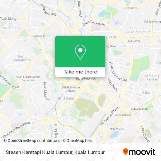 Peta Stesen Keretapi Kuala Lumpur