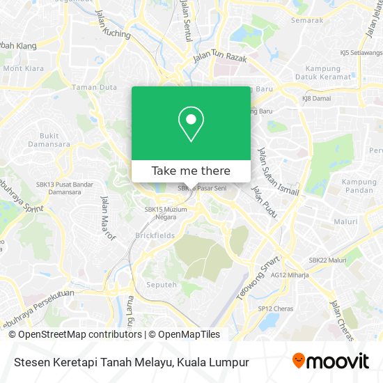 Peta Stesen Keretapi Tanah Melayu